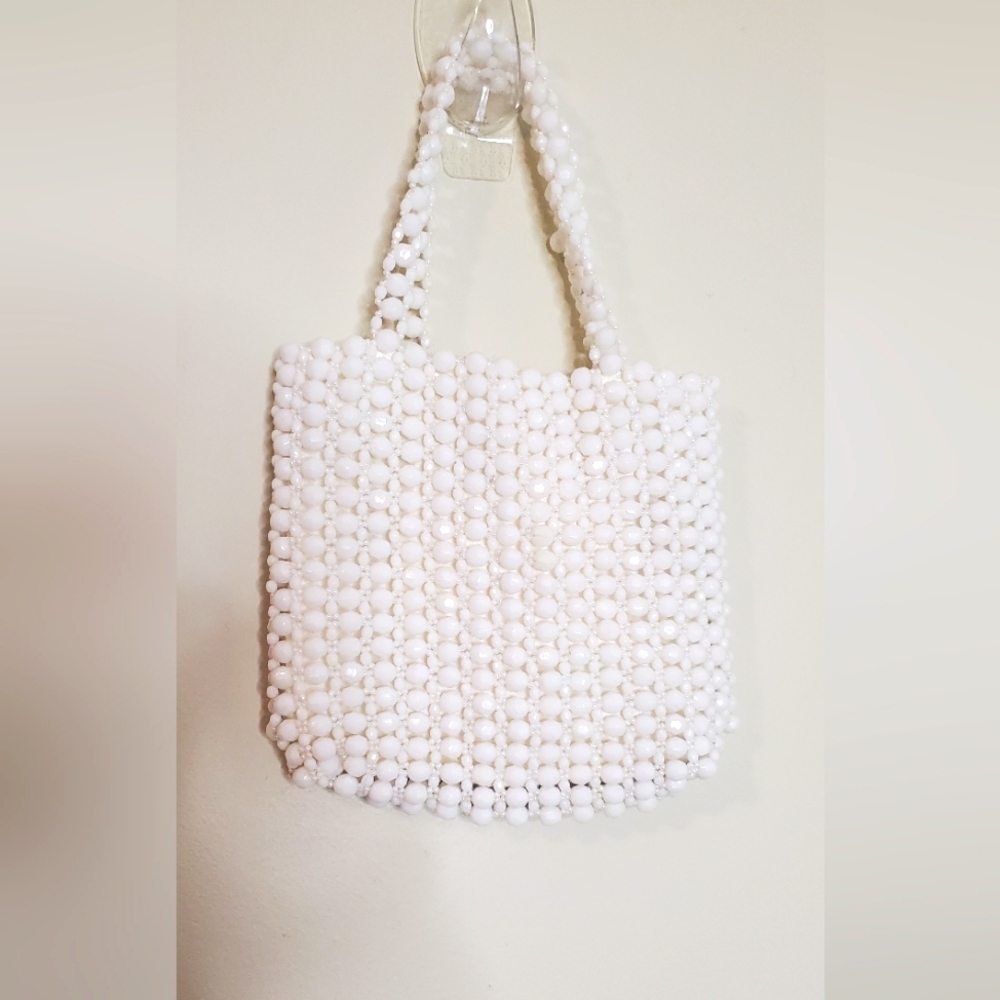 Vintage Beaded Evening Bag Wedding Formal Party Purse